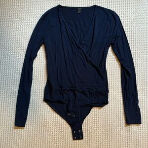 J.crew navy bodysuit size small